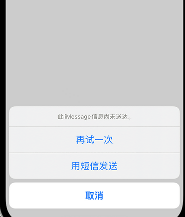 潮安apple维修iPhone上无法正常发送iMessage信息