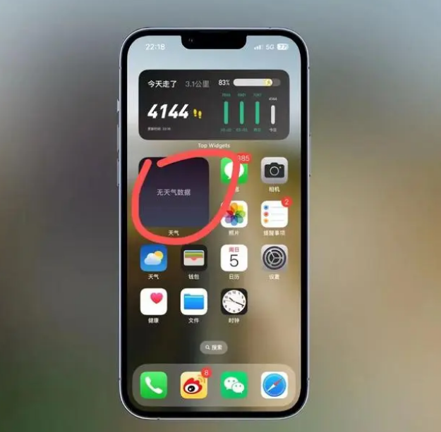 潮安苹果手机维修分享:iOS16主屏幕天气小组件无法正常工作怎么办？ 