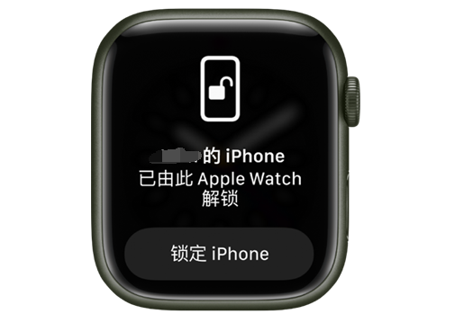 潮安苹果手机维修分享用 AppleWatch 解锁配备面容 ID 的 iPhone方法 