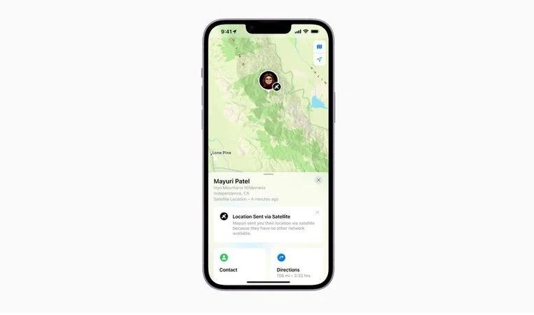 潮安苹果14维修分享iPhone14系列中 FindMy功能通过卫星分享位置方法教程 