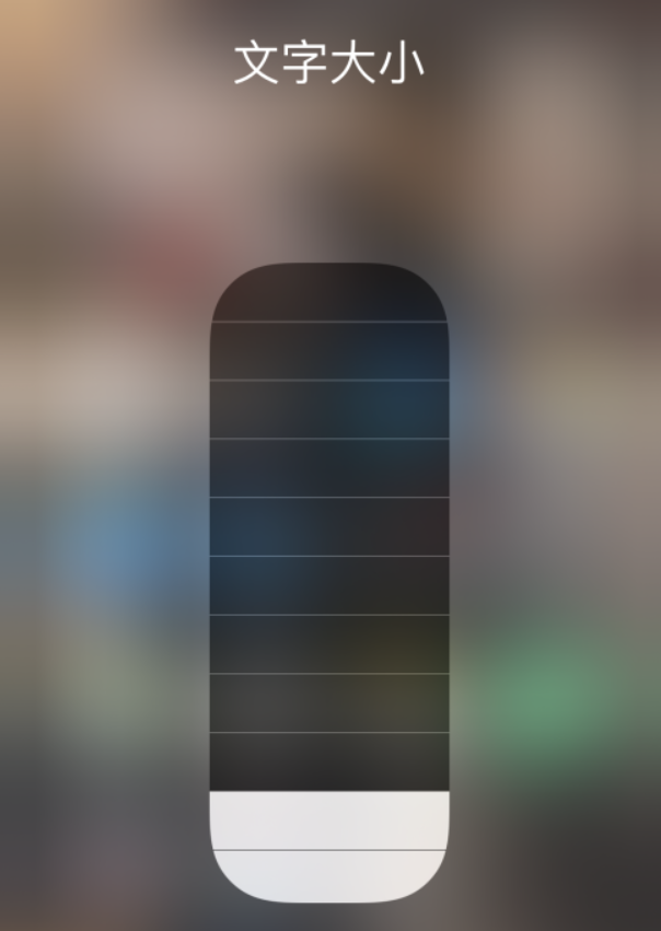潮安苹果手机维修分享小技巧：在 iPhone 控制中心快速调节字体大小 